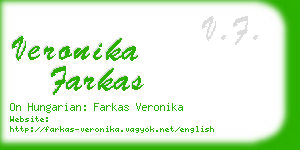 veronika farkas business card